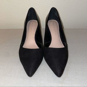 Kelly & Katie Pointed Toe Suede/Leather Heels